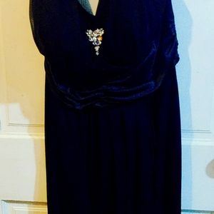 Halter top black dress